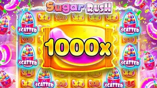 Sugar Rush слот мобилдик түзмөктөрдө